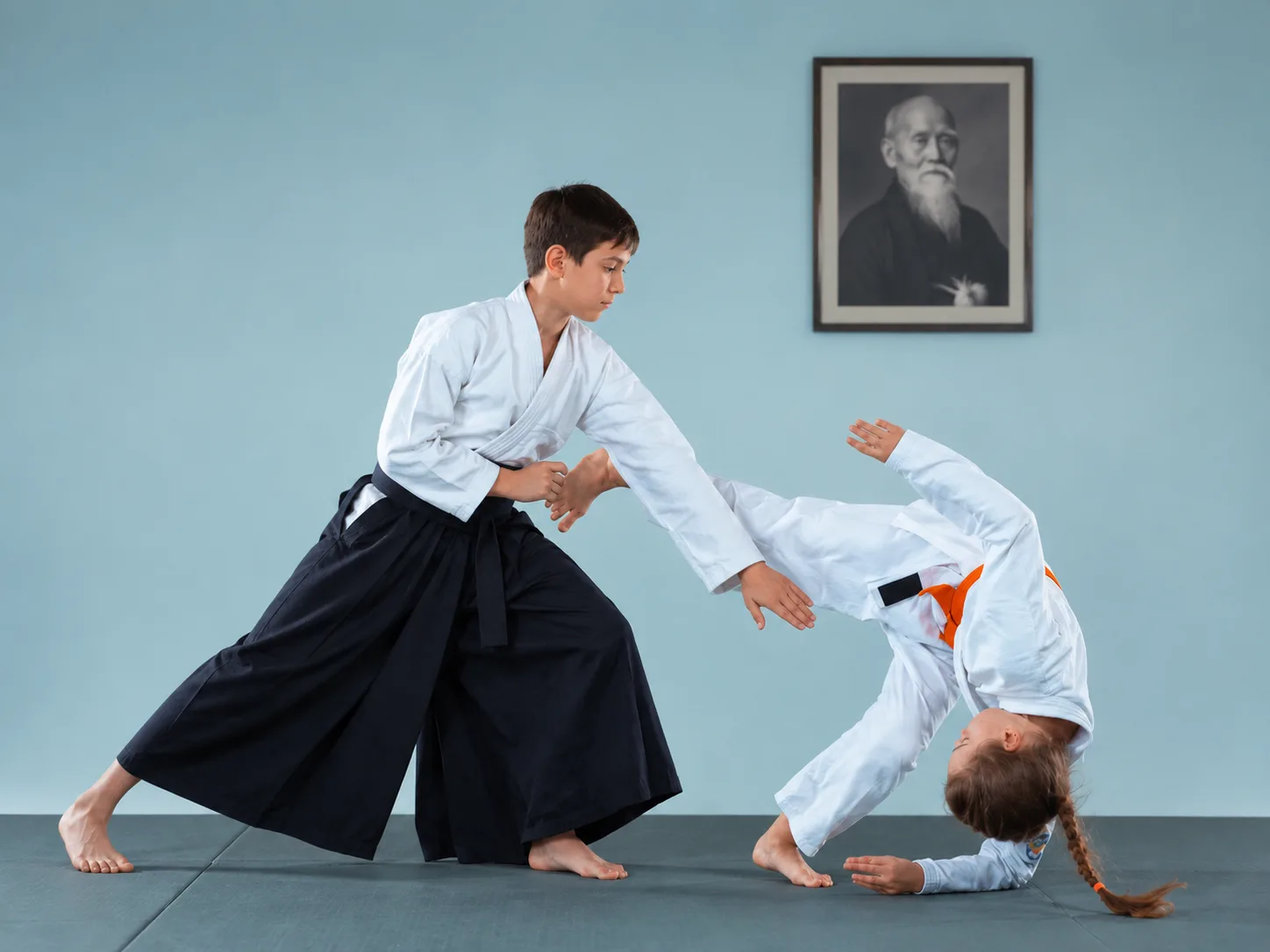 Treino criança Dojo da Luz Aikido Lisboa