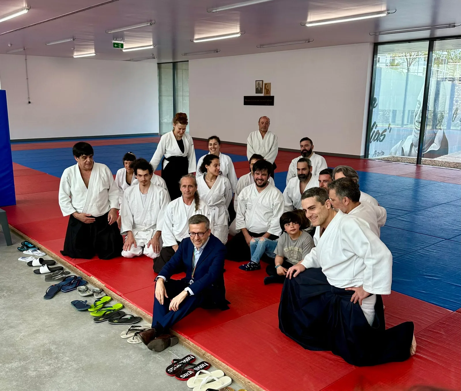 Teacher Pablo Durán at Dojo da Luz
