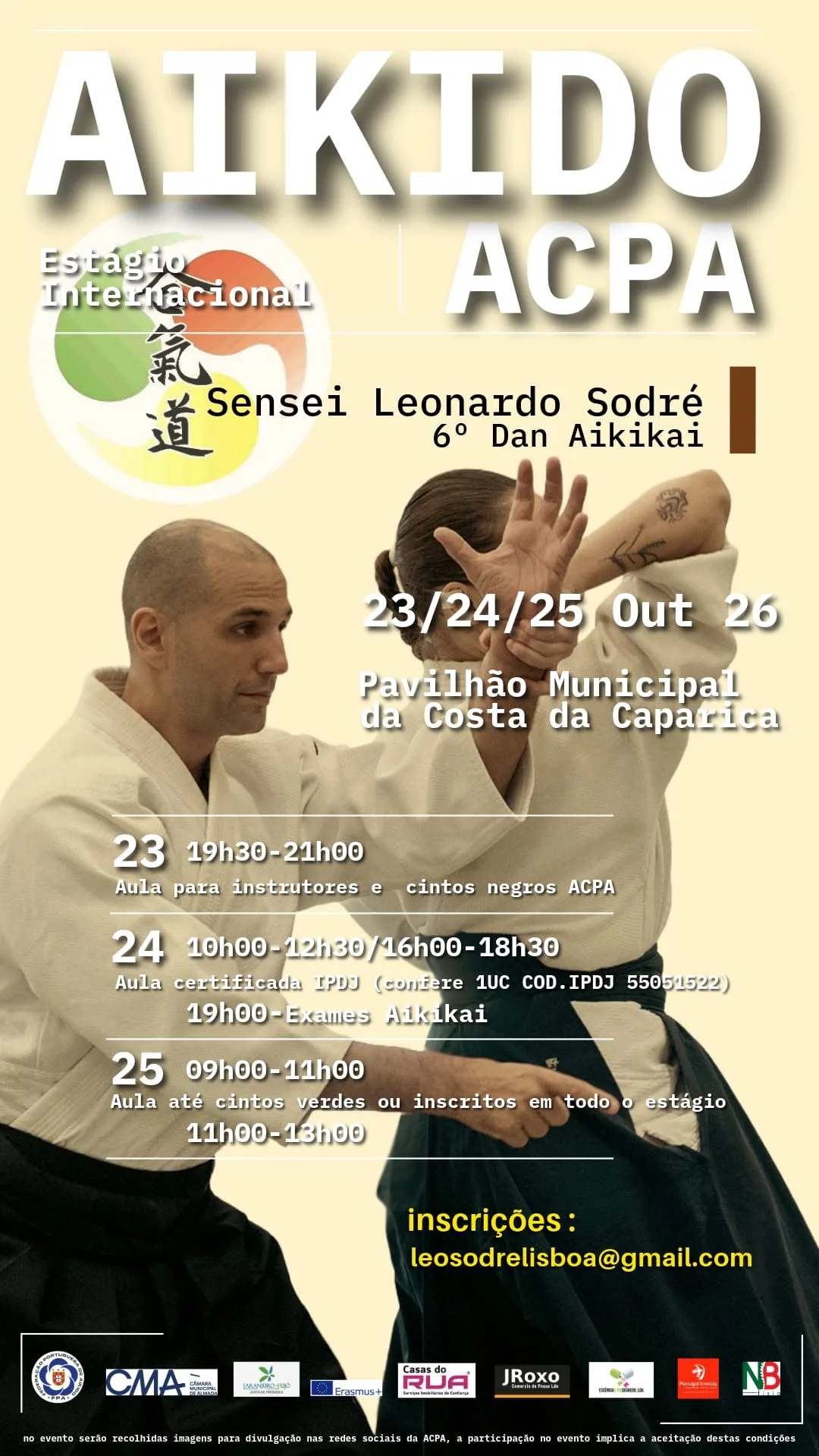 Prática de Aikido com Léo Sensei