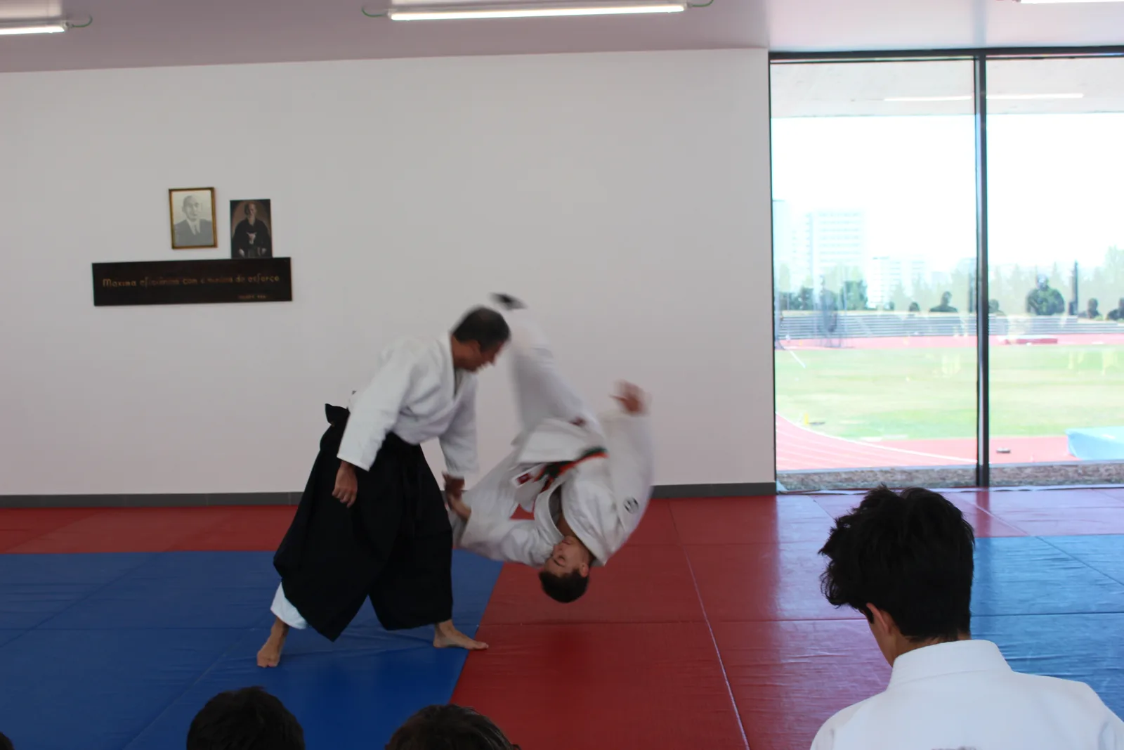 Dojo da Luz tatami ready for class
