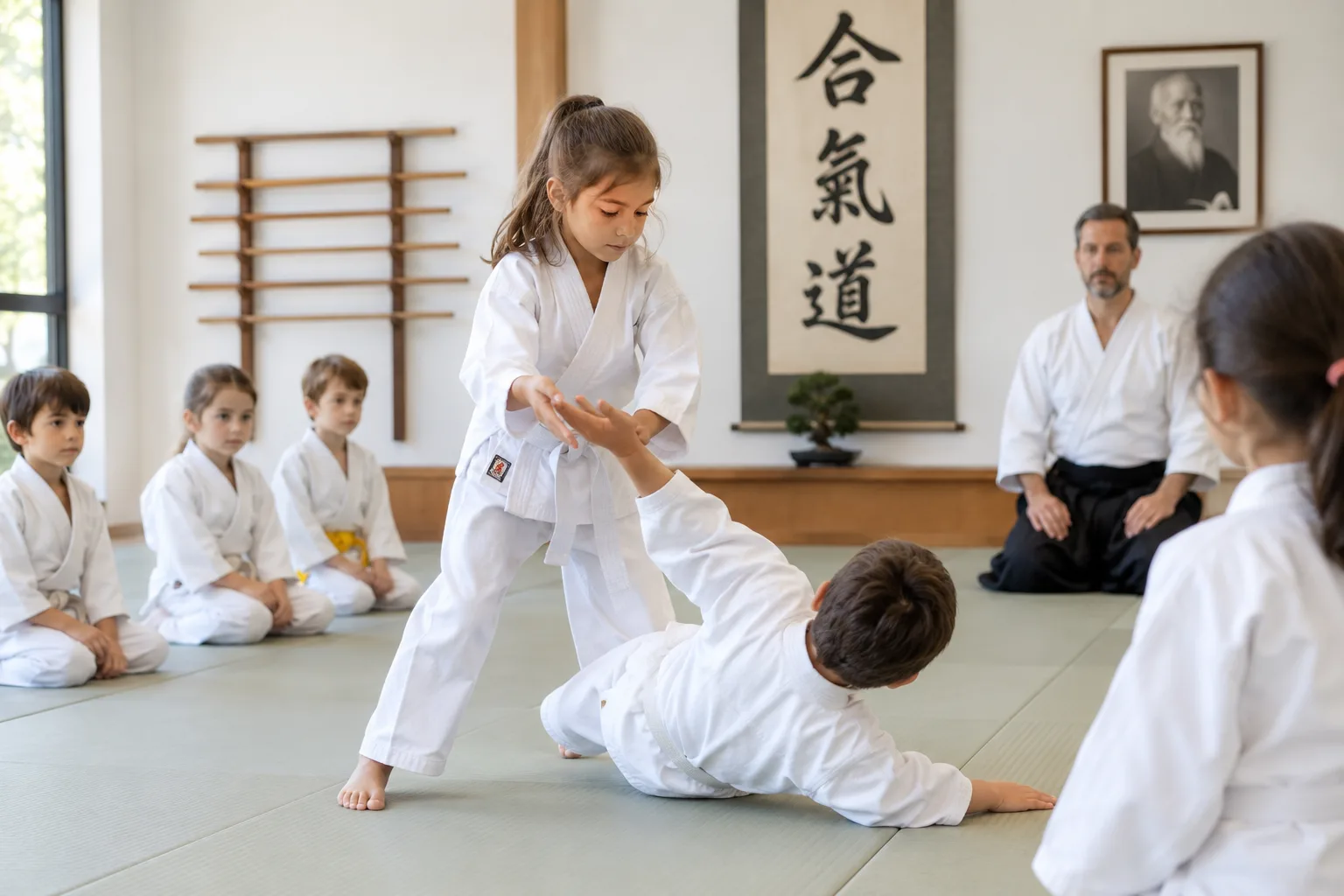 Guided Aikido practice